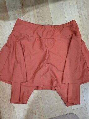 Midi Swim Skort With Bike Shorts